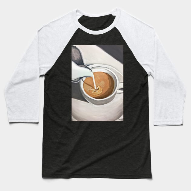 Cuppa Coffee Baseball T-Shirt by emmawtj